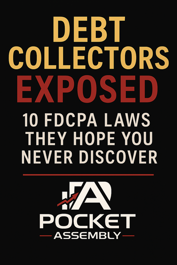 Debt Collectors Exposed: 10 FDCPA Laws You Can Use to Stop Harassment + Bonus Legal Letter Templates