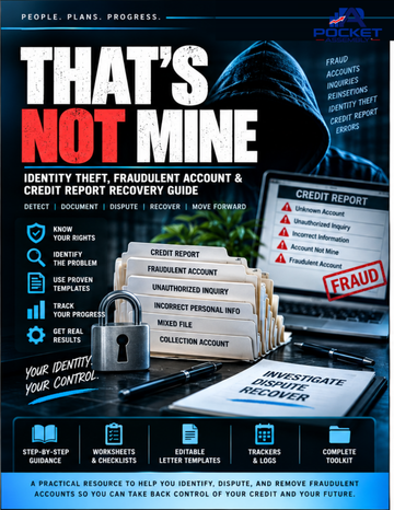 Identity Theft & Credit Report Recovery Toolkit | THAT'S NOT MINE